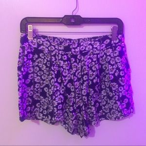 Flower print shorts
